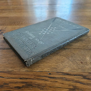 Cloth Bound "Billiards for Beginners" by John Roberts Book Antique Edwardian c1910