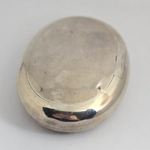 English Sterling Silver Chester Assay Tobacco or Snuff Box Antique Edwardian 1909