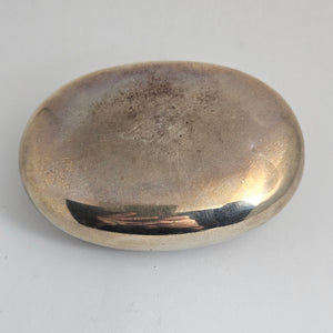 English Sterling Silver Chester Assay Tobacco or Snuff Box Antique Edwardian 1909