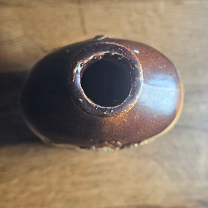 "The Colliers Inn" 19th Century Stoneware Pottery Flask or Bottle Antique Georgian