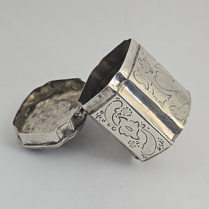 Dutch Sterling Silver Spices or Nutmeg Box Antique Georgian