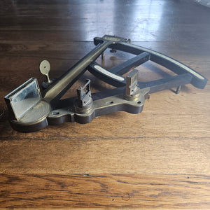 Early 19th Century Spencer Browning & Rust of London Ebony & Brass Octant Antique
