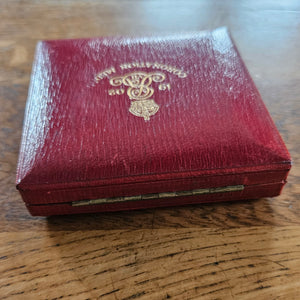 King Edward VII and Queen Alexandria 1902 Coronation Medal Coin Boxed Antique