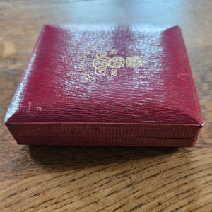 King Edward VII and Queen Alexandria 1902 Coronation Medal Coin Boxed Antique