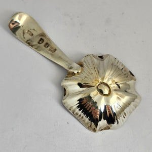 English Sterling Silver Caddy Spoon by William Edwards Antique Georgian 1800