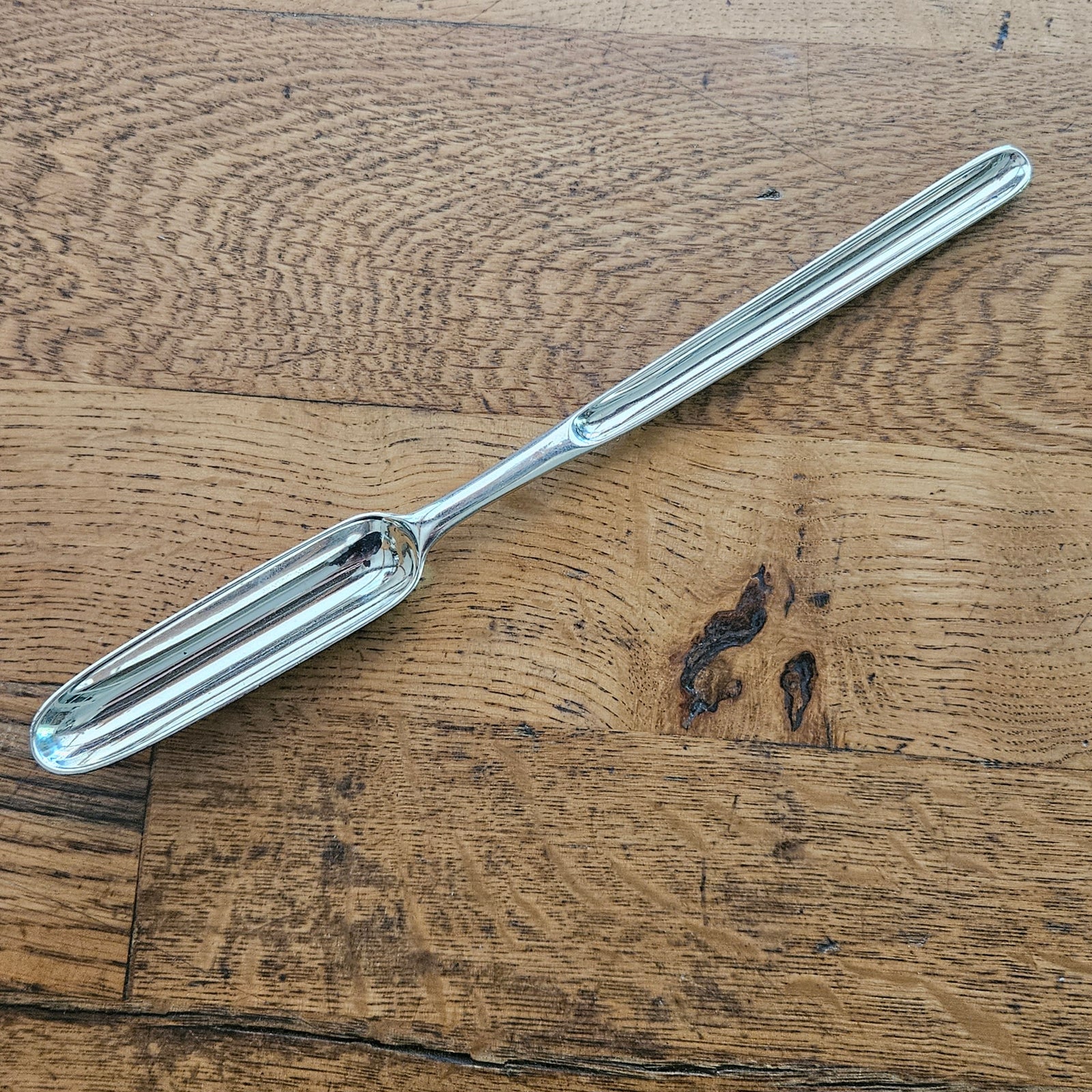 William Bateman I English Sterling Silver Marrow Scoop Antique Georgian