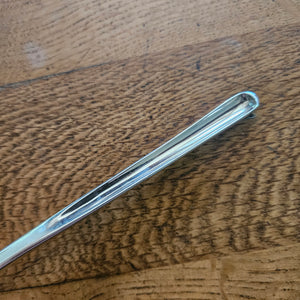 Heraldic Crest English Sterling Silver Marrow Scoop by William Eley I, William Fearn & William Chawner Antique Georgian