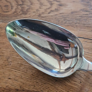 English Sterling Silver Stuffing Spoon by Solomon Hougham, Solomon Royes & John East Dix Antique Georgian