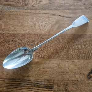 English Sterling Silver Stuffing Spoon by Thomas Wallis (II) & Jonathan Hayne Antique Georgian 1829