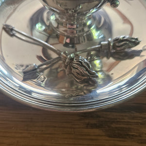 English Sterling Silver Table Lighter by Horace Woodward & Co Ltd Antique Victorian 1899