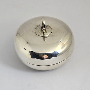 Scottish Sterling Silver Trinket Box by JW Kirwan Antique Edwardian 1905