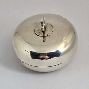 Scottish Sterling Silver Trinket Box by JW Kirwan Antique Edwardian 1905