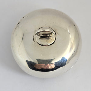 Scottish Sterling Silver Trinket Box by JW Kirwan Antique Edwardian 1905