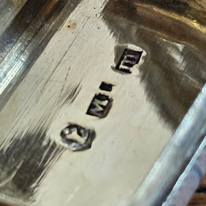 English Sterling Silver Vinaigrette Box by Matthew Linwood Antique Georgian 1810