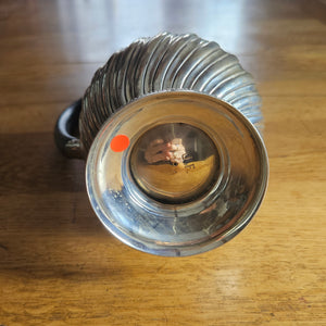 English Sterling Silver Water Jug by Charles Stuart Harris Bakelite Handle Antique Edwardian