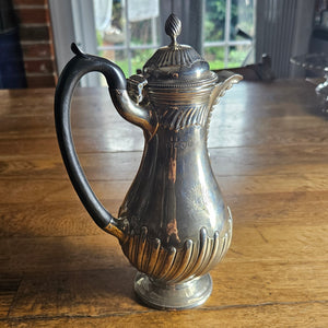 English Sterling Silver Water Jug by Charles Stuart Harris Bakelite Handle Antique Edwardian