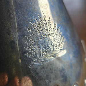 English Sterling Silver Water Jug by Charles Stuart Harris Bakelite Handle Antique Edwardian