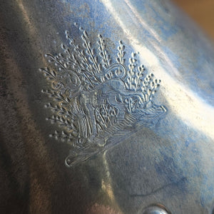 English Sterling Silver Water Jug by Charles Stuart Harris Bakelite Handle Antique Edwardian