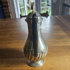 English Sterling Silver Water Jug by Charles Stuart Harris Bakelite Handle Antique Edwardian