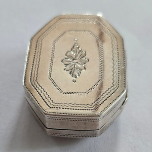 Georgian 1813 Sterling Silver Vinaigrette Box by Joseph Wilmore Antique