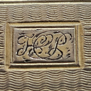 Georgian 1824 Sterling Silver Vinaigrette Box by Thomas Shaw Antique