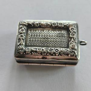 Regency 1825 Sterling Silver Vinaigrette Box by Ledsum & Vale Antique