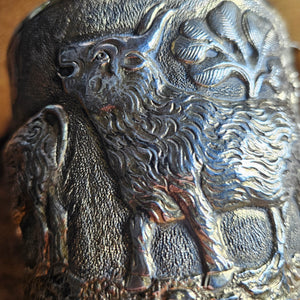 Classical Greek Cup in English Sterling Silver by George Nathan & Ridley Hayes Antique Edwardian
