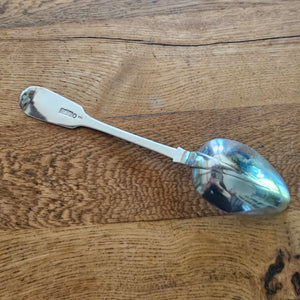 Irish Dublin Britannia Silver Serving Spoon Antique Victorian 1846