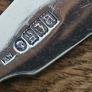 Irish Dublin Britannia Silver Serving Spoon Antique Victorian 1846