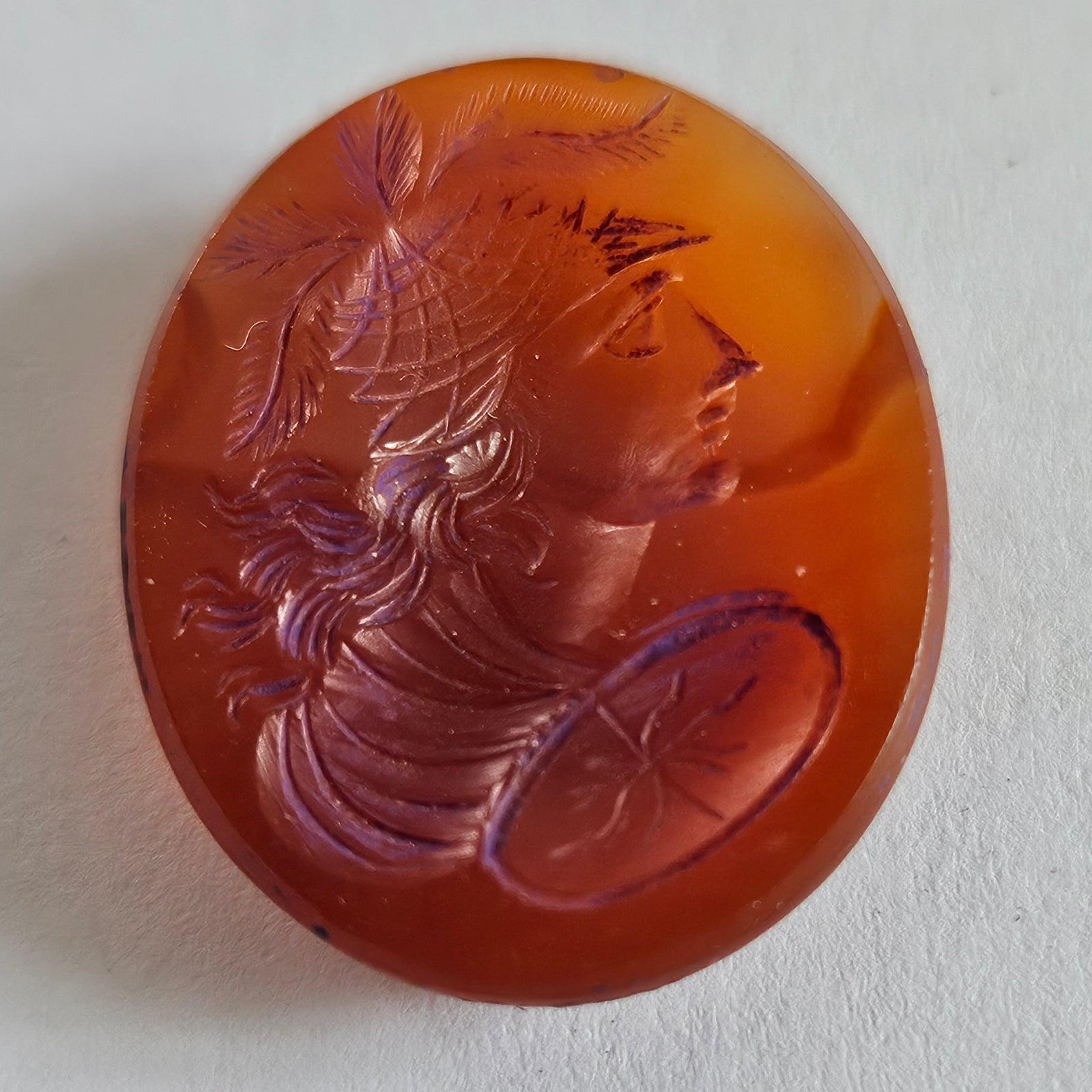 Italian Intaglio Carnelian Seal Antique