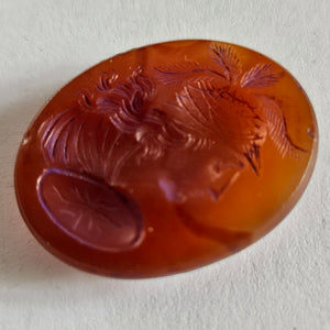 Italian Intaglio Carnelian Seal Antique