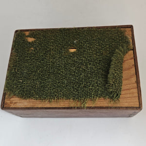 Napoleonic Prisoner of War Set of Bone and Mahogany Game Domino Antique Georgian c1820