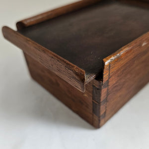 Napoleonic Prisoner of War Set of Bone and Mahogany Game Domino Antique Georgian c1820