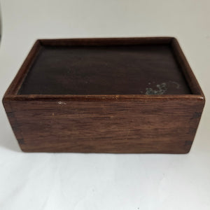 Napoleonic Prisoner of War Set of Bone and Mahogany Game Domino Antique Georgian c1820