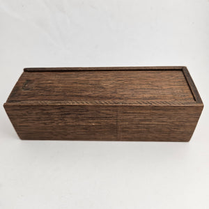 Napoleonic Prisoner of War Style Set of Bone and Mahogany Game Domino Antique Victorian