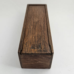 Napoleonic Prisoner of War Style Set of Bone and Mahogany Game Domino Antique Victorian