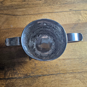 Newcastle Assay English Sterling Silver Loving Marriage Cup Antique Georgian 1784