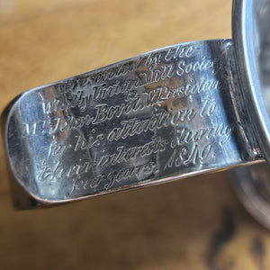 Newcastle Assay English Sterling Silver Loving Marriage Cup Antique Georgian 1784