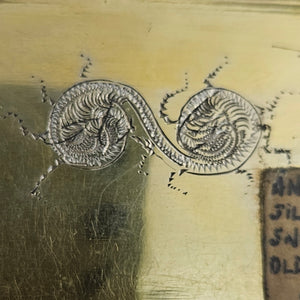 Old Vienna Sterling Silver Snuff Box Antique Georgian