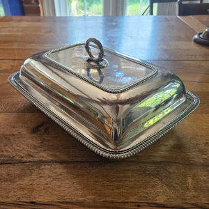 Pair of Paul Storr English Sterling Silver Tureens Tableware Antique Georgian 1803