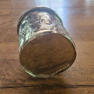 Reynold's Cherubs English Sterling Silver Vanity Pot or Jar by William Comyns & Sons Antique Edwardian