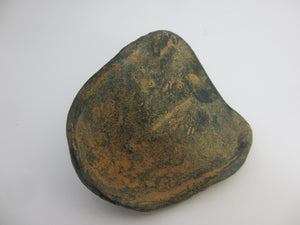 Antique Roman Bronze Face Sculpture