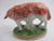 Pair of Samson of Paris Ceramic Sheep Figures Antique Georgian c1900