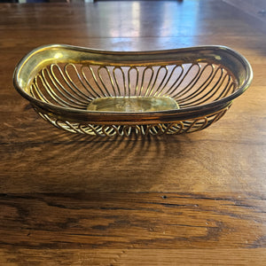 Scottish Regency Sterling Silver Lemon Gilded Bread Basket Ferguson Clan by George Fenwick Antique Georgian 1812