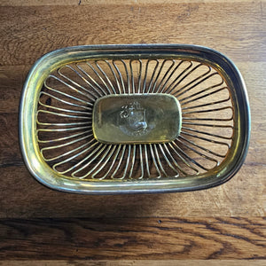 Scottish Regency Sterling Silver Lemon Gilded Bread Basket Ferguson Clan by George Fenwick Antique Georgian 1812
