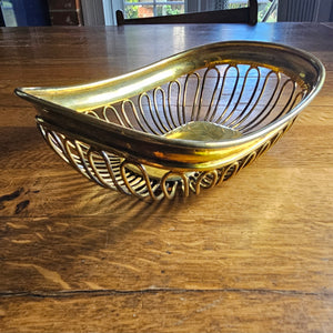 Scottish Regency Sterling Silver Lemon Gilded Bread Basket Ferguson Clan by George Fenwick Antique Georgian 1812