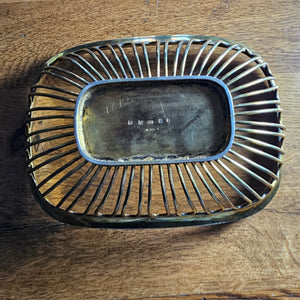 Scottish Regency Sterling Silver Lemon Gilded Bread Basket Ferguson Clan by George Fenwick Antique Georgian 1812