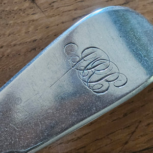 Scottish Sterling Silver Serving Spoon by Andrew Wilkie Antique Georgian 1829