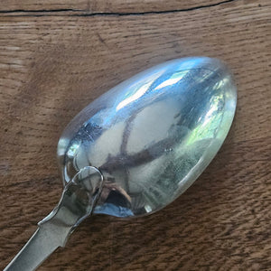 Scottish Sterling Silver Serving Spoon by Andrew Wilkie Antique Georgian 1829