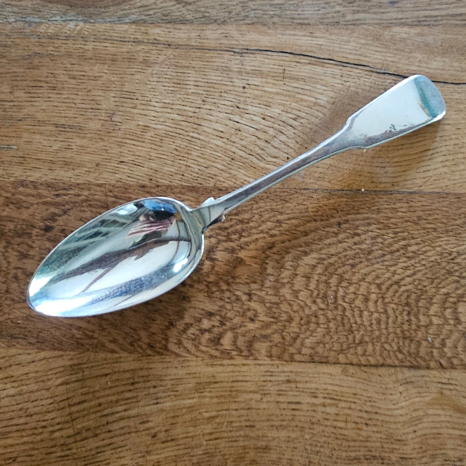 Scottish Sterling Silver Serving Spoon by William Robertson Edmonstoun Antique Georgian 1830